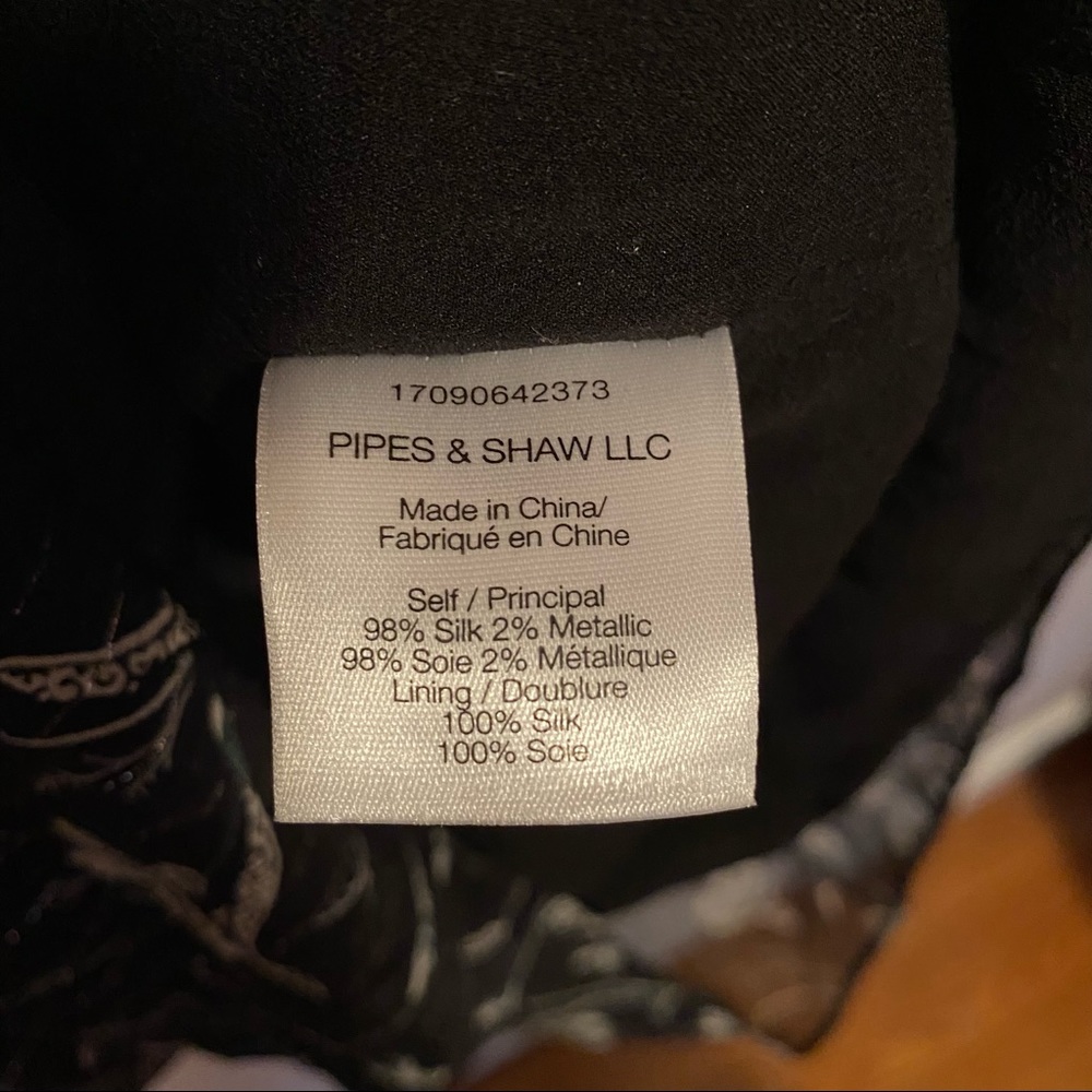 Veronica Beard Fitzgerald Black Metallic Ruched Floral Silk Mini Dress - Picture 11 of 14